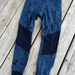 ATHLETA leggings, women's size S, blue